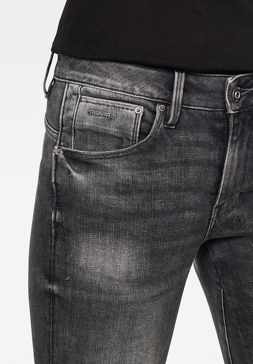 G-STAR - Arc 3d mid skinny womens jeans - vintage basalt