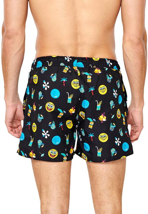 Happy Socks - Sponge box black swim shorts - multi