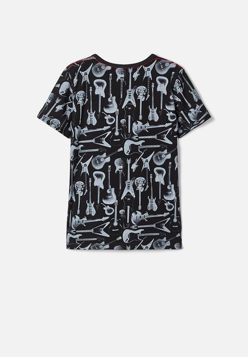 Name It - Dramer short sleeve top - black