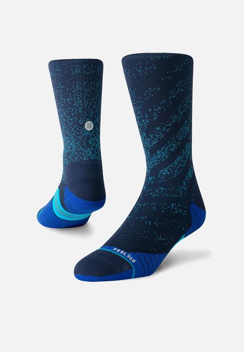 Stance Socks - Uncommon run crew socks - royal