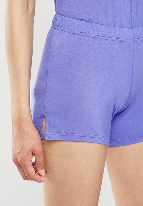 Jockey - Paradise party - sleep short 1pk - blue 