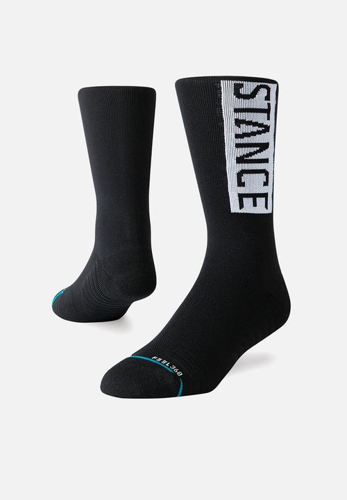 Stance Socks - Og train crew sock - black