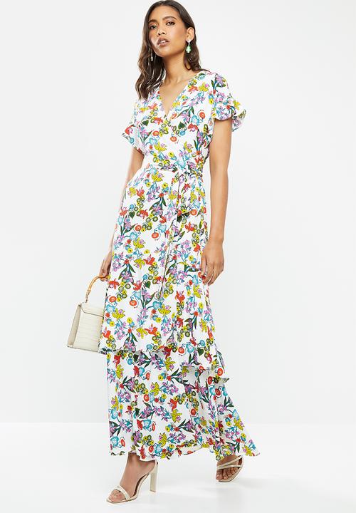 Glamorous - Tiered floral maxi - multi