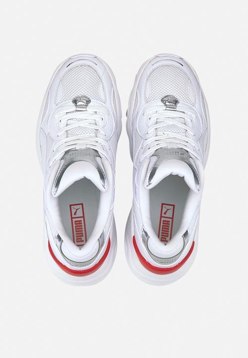 PUMA Select - Pulsar wedge tech glam - white-silver