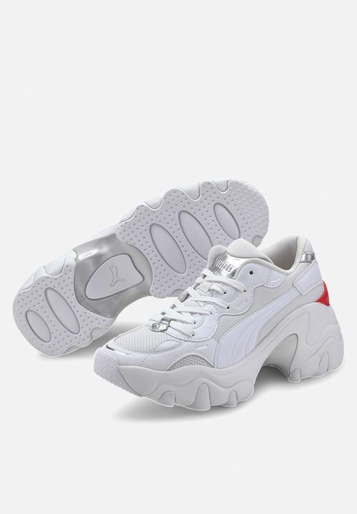 PUMA Select - Pulsar wedge tech glam - white-silver