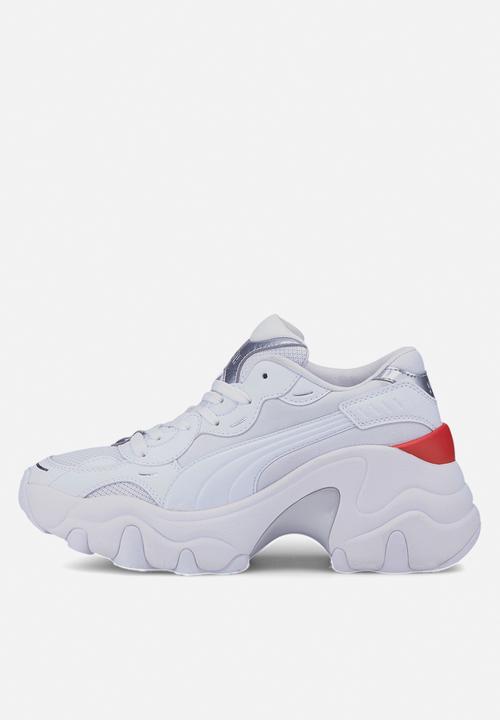 PUMA Select - Pulsar wedge tech glam - white-silver