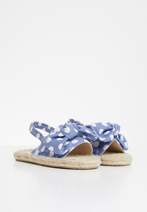 Pop Candy - Girls espadrille sandal - blue