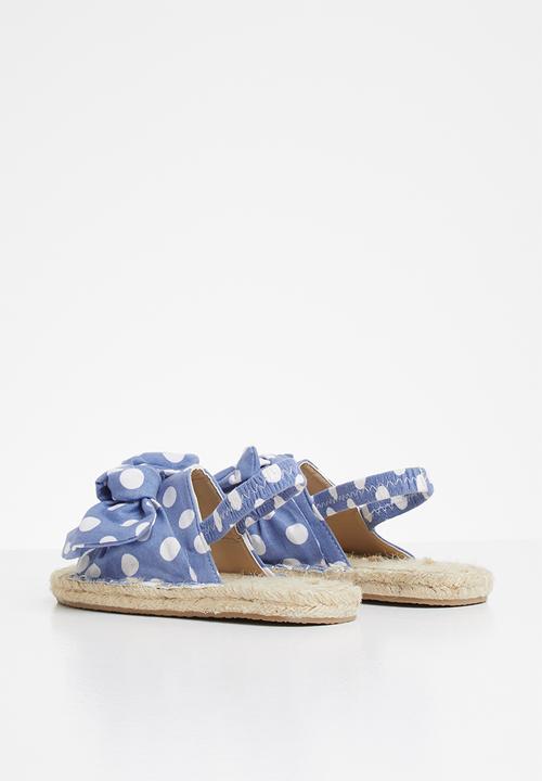 Pop Candy - Girls espadrille sandal - blue