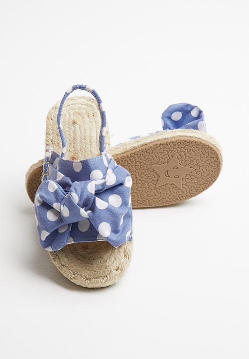Pop Candy - Girls espadrille sandal - blue