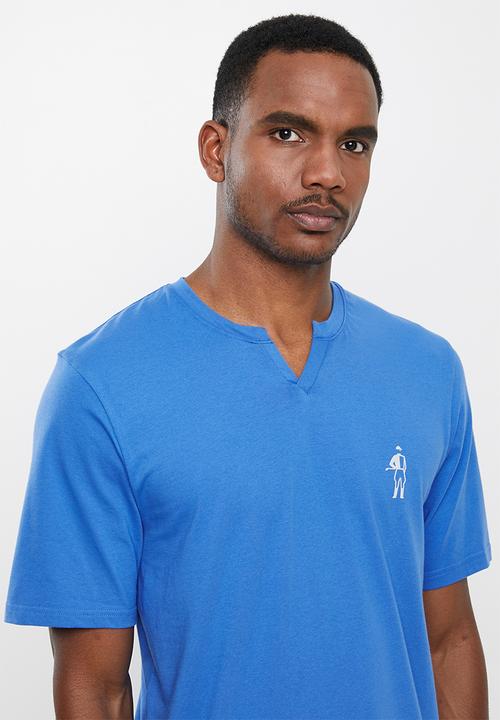 Jockey - Sleep short sleeve V-tee - blue cove