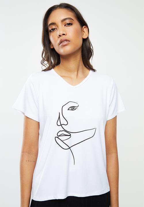 Superbalist - Sleep tee & pants set - black & white
