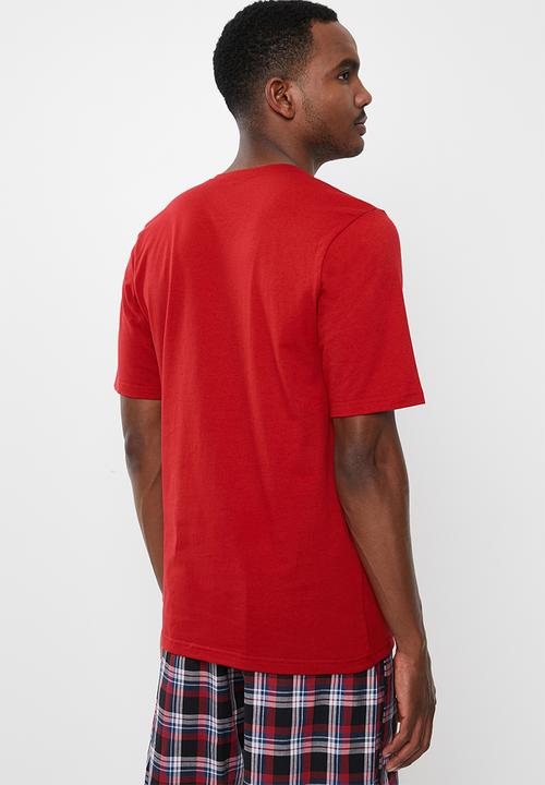 Jockey - Short sleeve V-tee - red