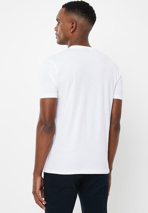 POLO - Cory crest crew neck tee - white