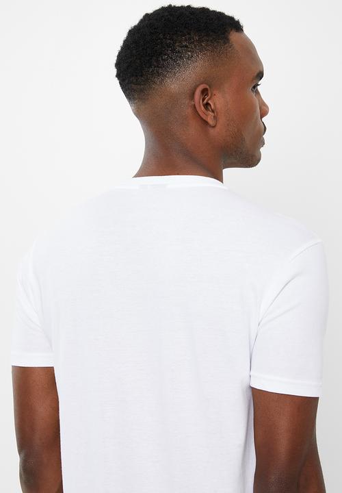 POLO - Cory crest crew neck tee - white