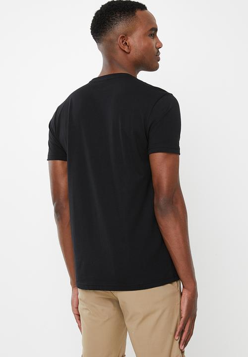 POLO - Cory crest crew neck tee - black