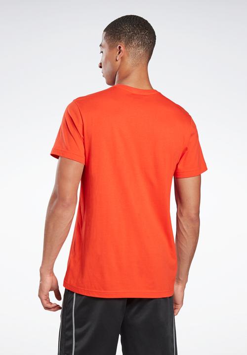 Reebok - Reebok stacked short sleeve tee - red
