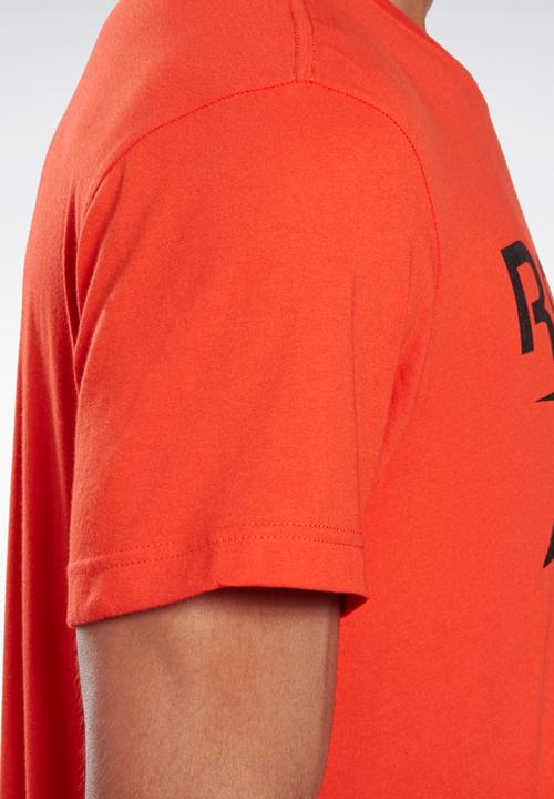 Reebok - Reebok stacked short sleeve tee - red