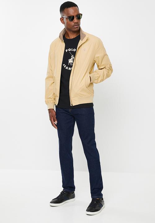 POLO - Aria cotton harrington jacket - stone