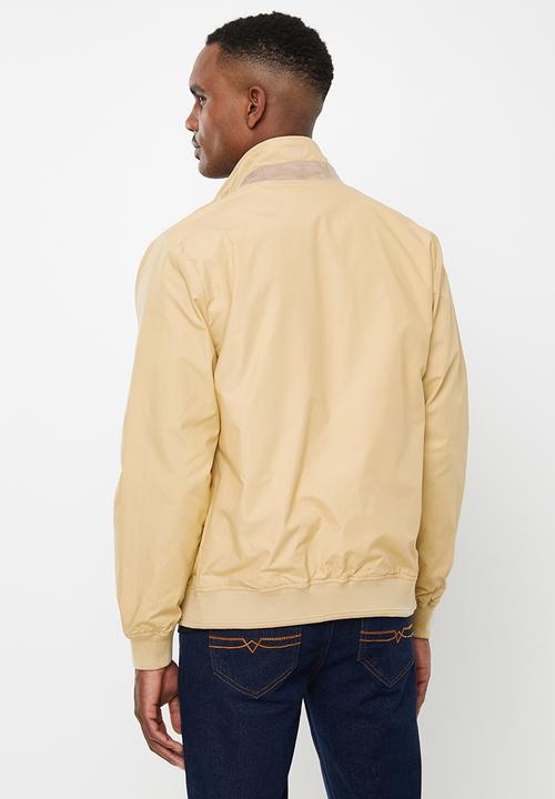 POLO - Aria cotton harrington jacket - stone