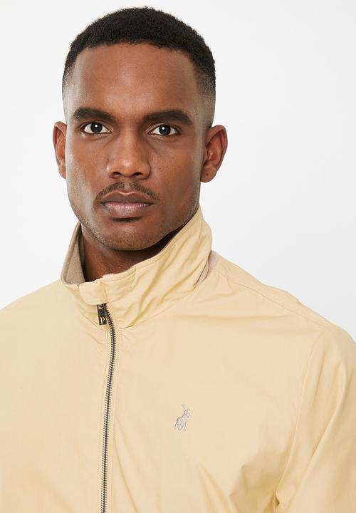 POLO - Aria cotton harrington jacket - stone