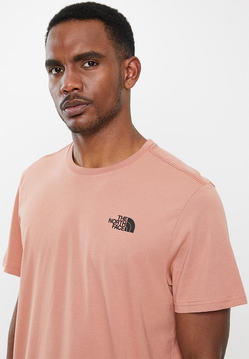 The North Face - Short sleeve red box tee - pale pink