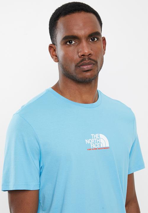 The North Face - Short sleeve fine alpine equipment tee - ethereal blue