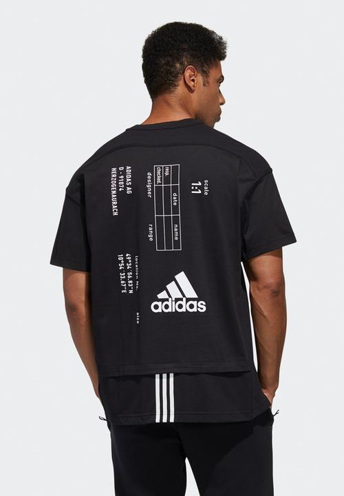 adidas Performance - Tech short sleeve tee - black