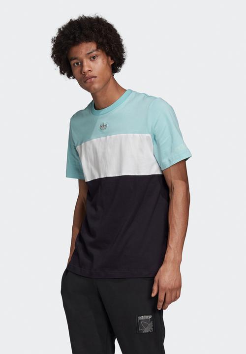 adidas Originals - Panel trf short sleeve tee - blue spirit 