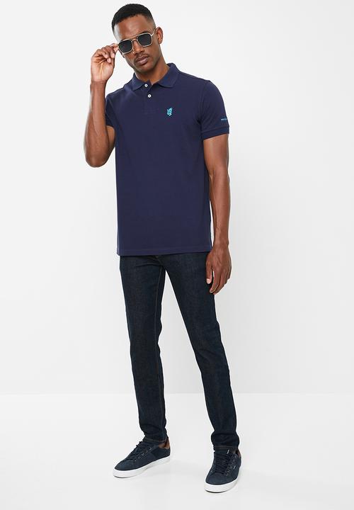 Pringle of Scotland - St augustine styled  golfer- navy