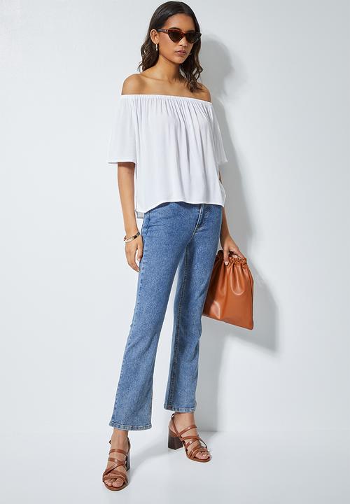 Superbalist - Basic off the shoulder blouse - white