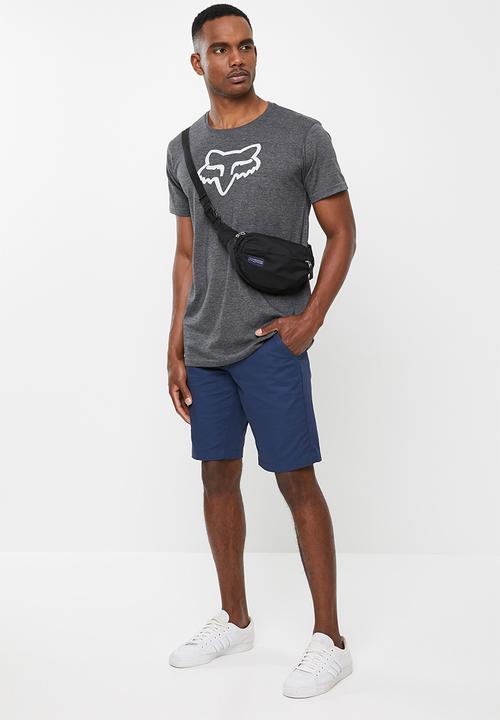Fox - Legacy Fox head short sleeve tee - dark grey