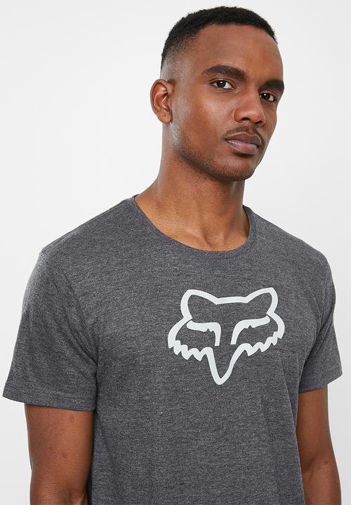 Fox - Legacy Fox head short sleeve tee - dark grey