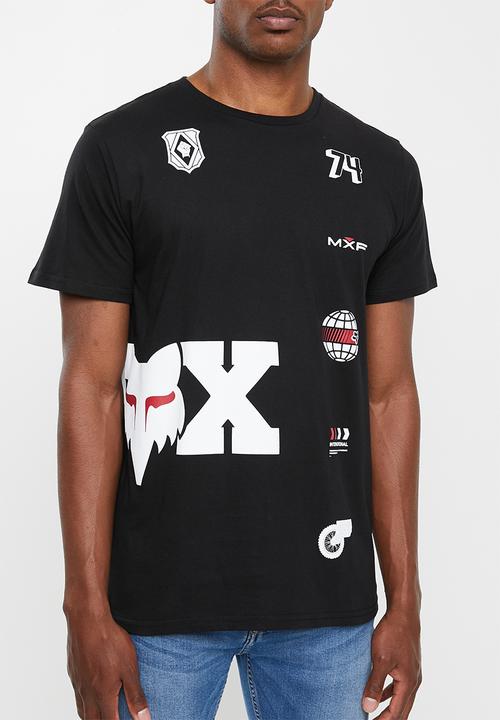Fox - Lilimatik short sleeve tee - black