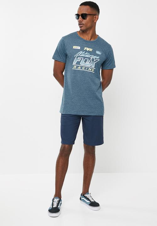 Fox - Jetskee short sleeve tee - dusty blue