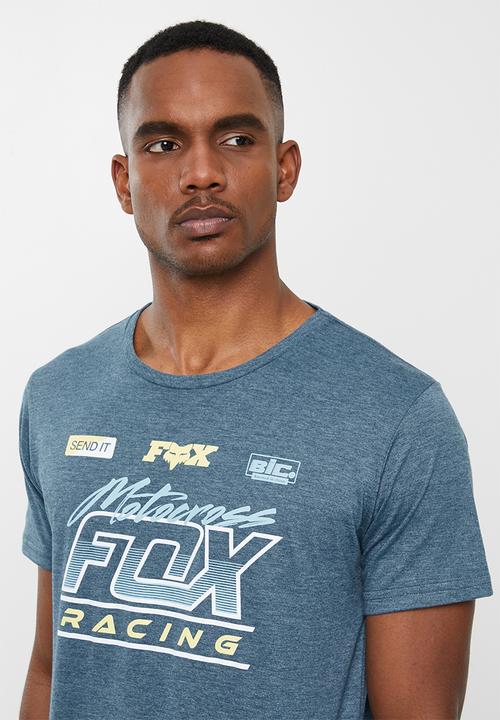 Fox - Jetskee short sleeve tee - dusty blue