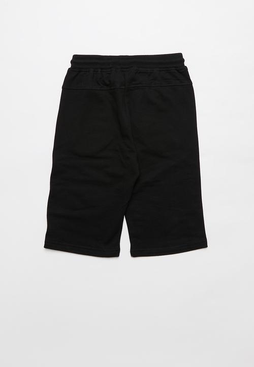 Rebel Republic - Boys styled sweatshorts - black & grey