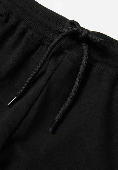 Rebel Republic - Boys styled sweatshorts - black & grey