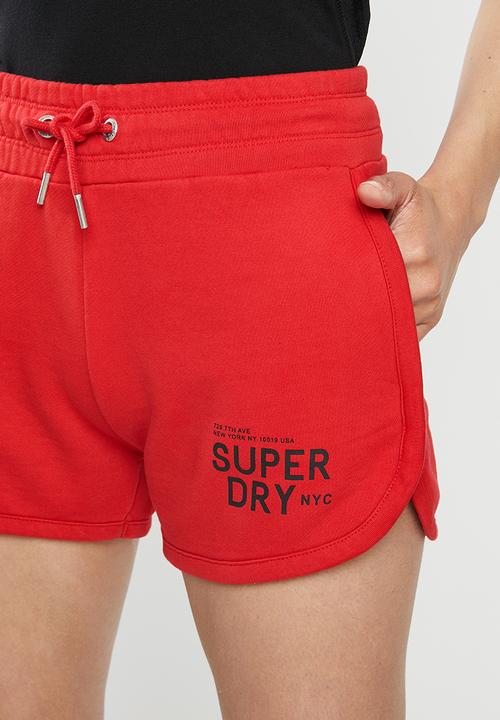 Superdry. - Kura shorts-olk-rouge - red