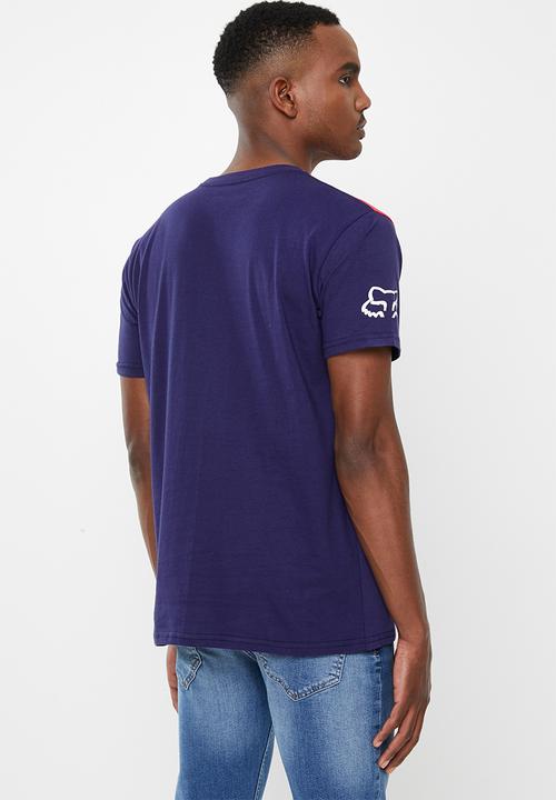 Fox - Split decision  short sleeve tee - navy