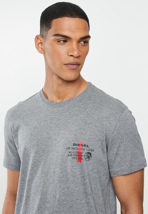 Diesel  - Umlt-diegos T-shirt - grey