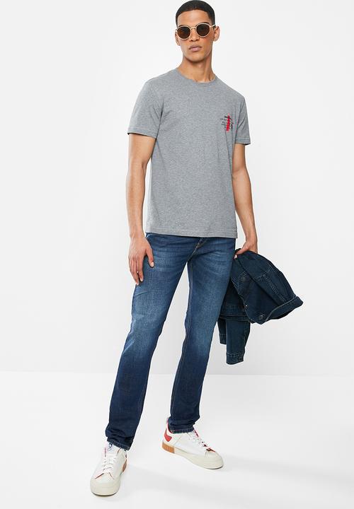 Diesel  - D-luster slim fit jeans - blue