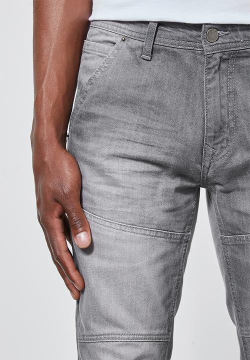 Superbalist - Cali skinny biker jeans - grey