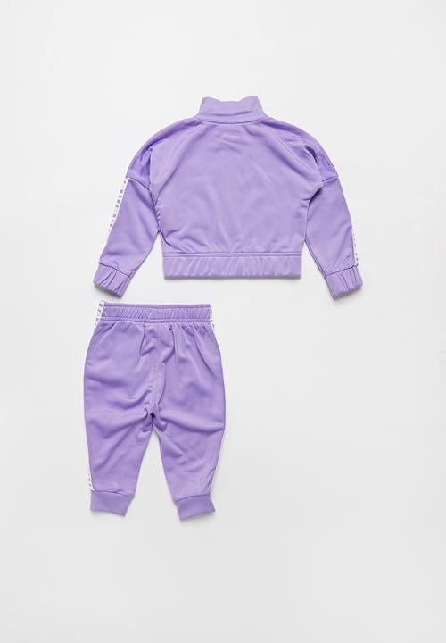 Nike - Nike girls logo taping tricot set - purple