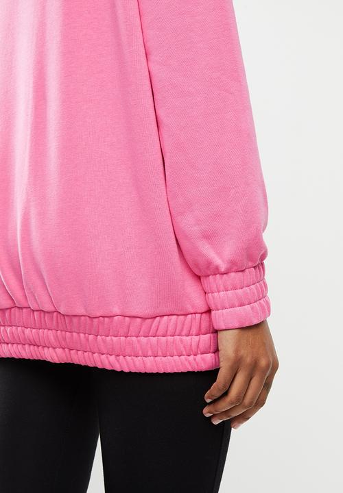 Nike - Women nsw air crew os flc - pink & black
