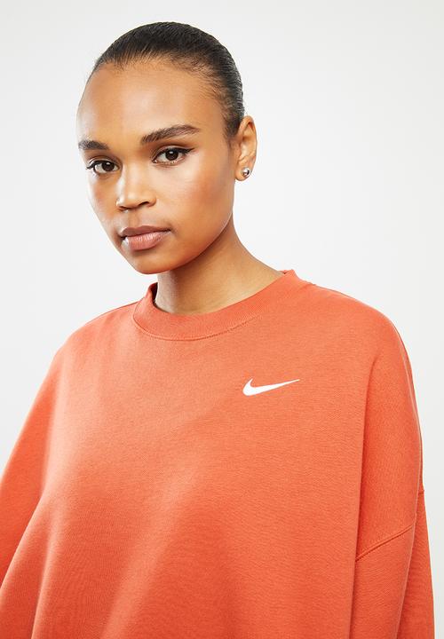 Nike - Nsw crew fleece - orange