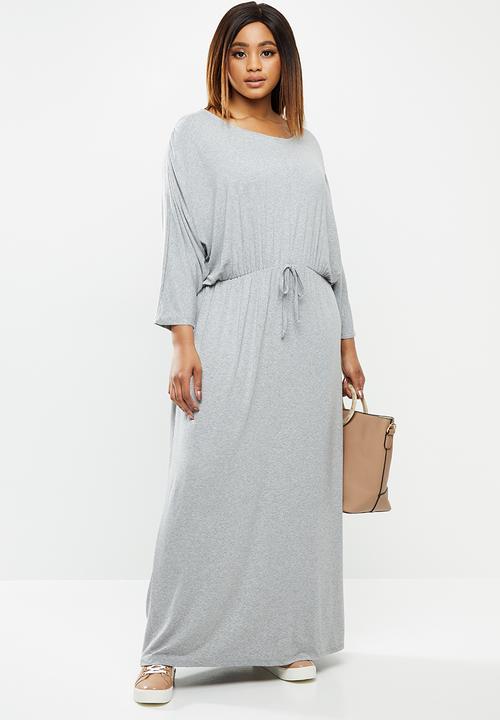 edit Plus - Grown on sleeve maxi - grey