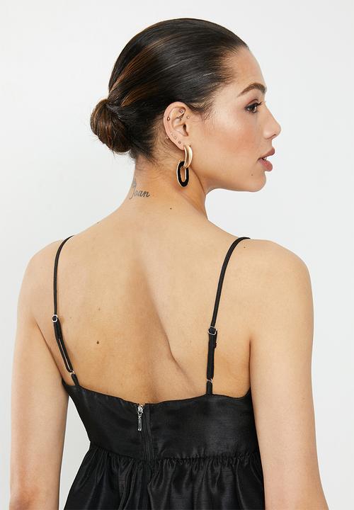MILLA - Babydoll top - black