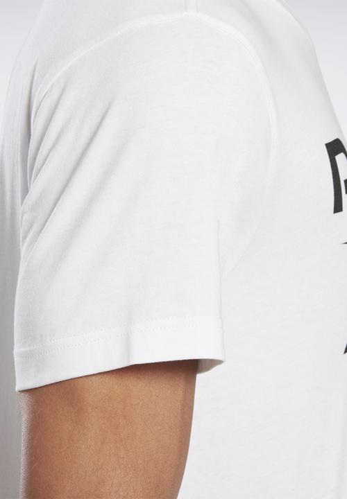 Reebok - Reebok stacked short sleeve tee - white