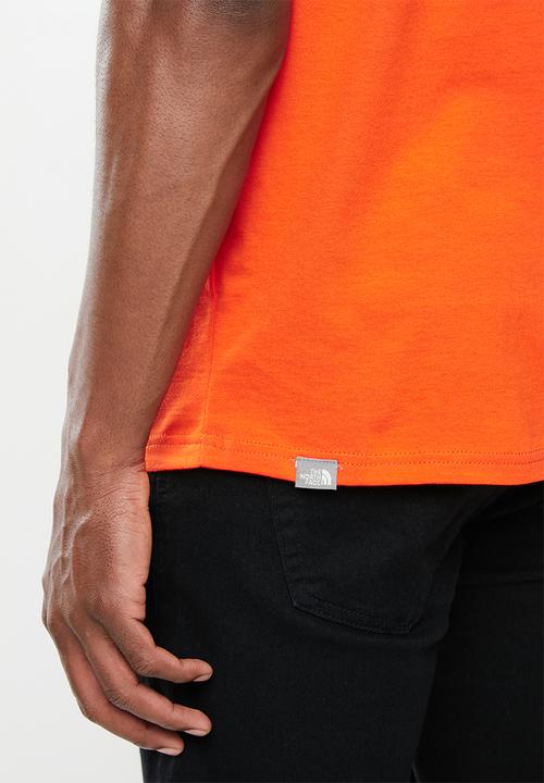 The North Face - Easy short sleeve tee - orange 