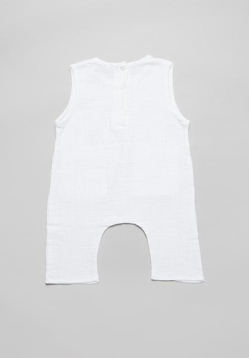 Baby Star - Unisex romper - white